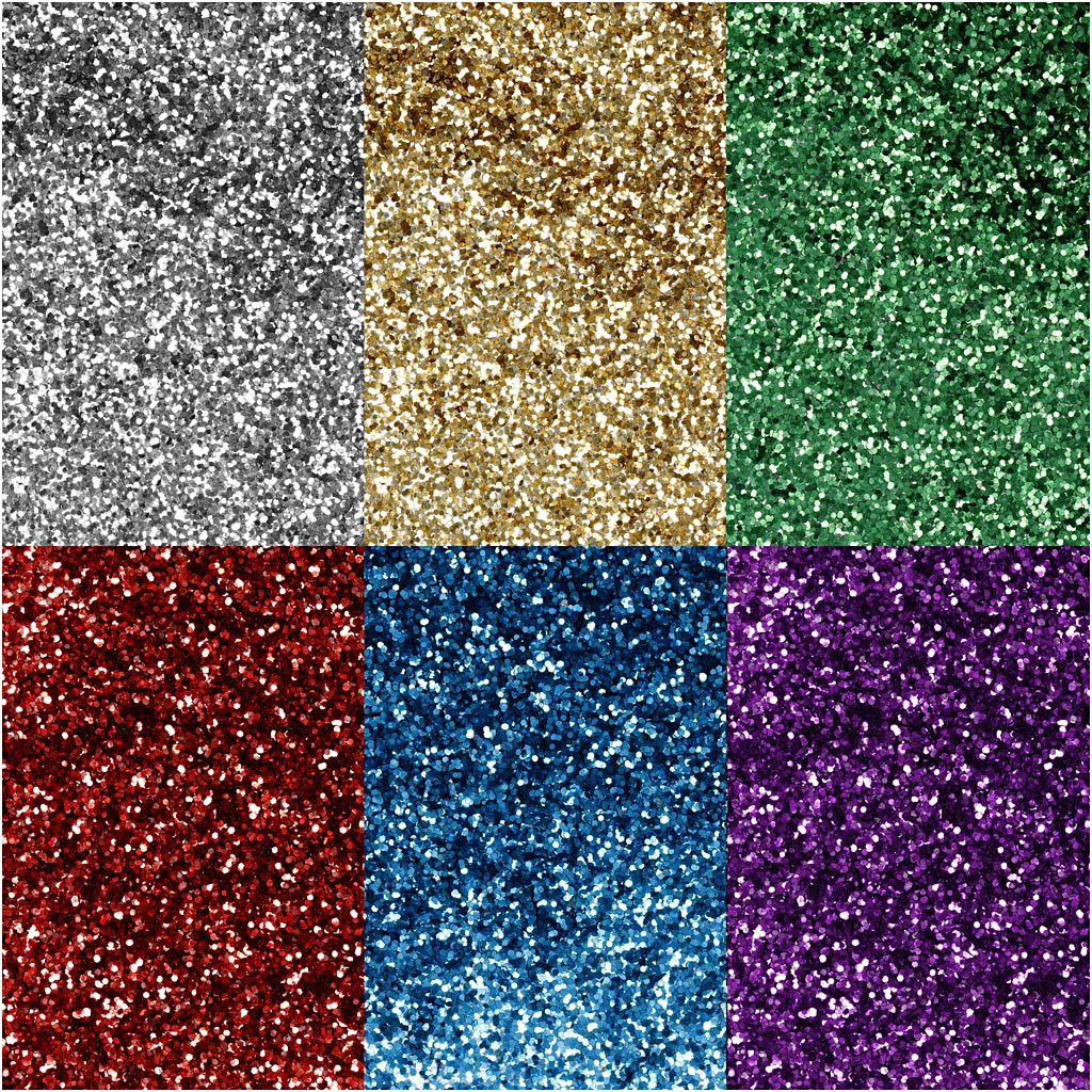 Bio-glimmer, ass. farver, 6x7 ml/ 1 pk. - Image 4
