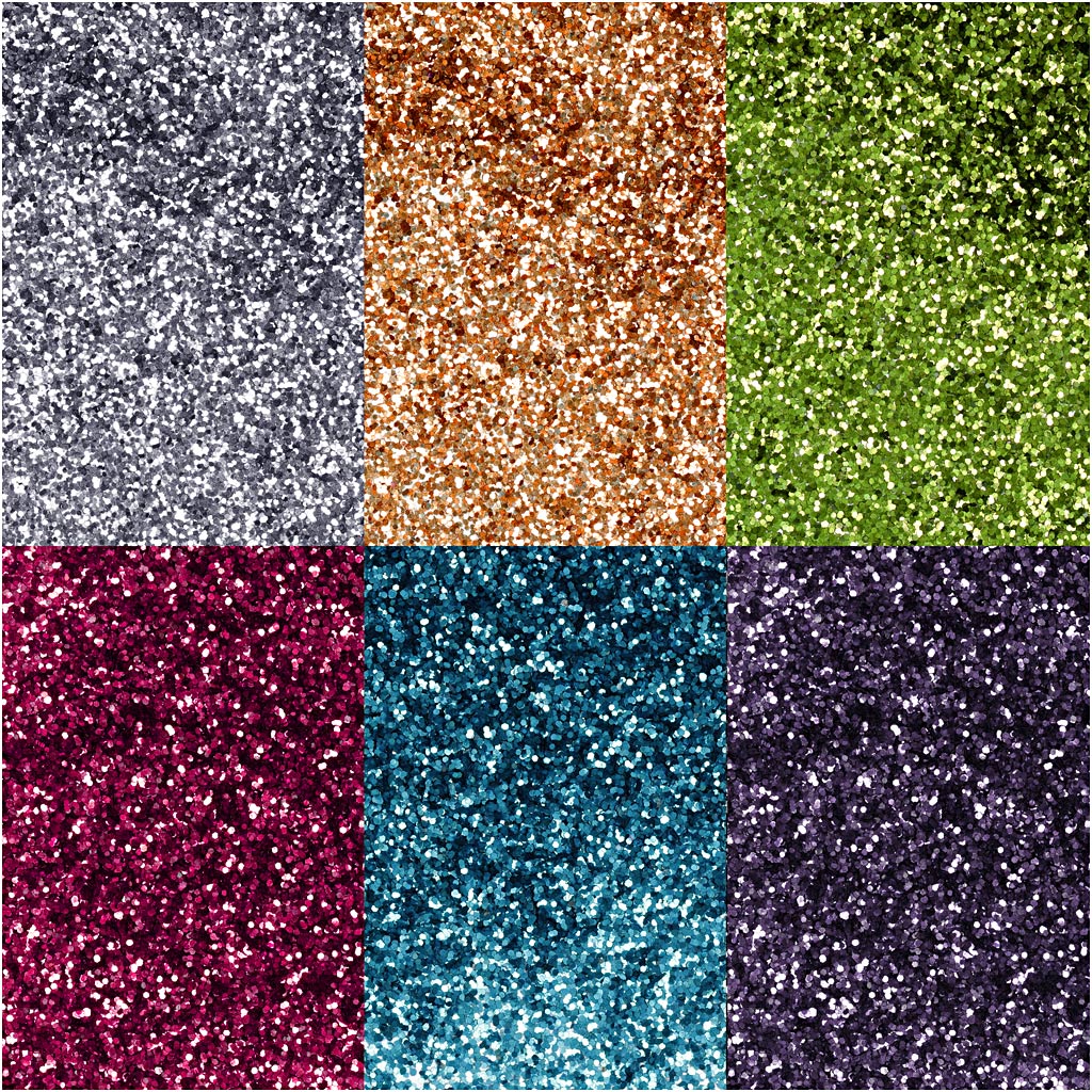 Bio-glimmer, ass. farver, 6x7 ml/ 1 pk. - Image 4