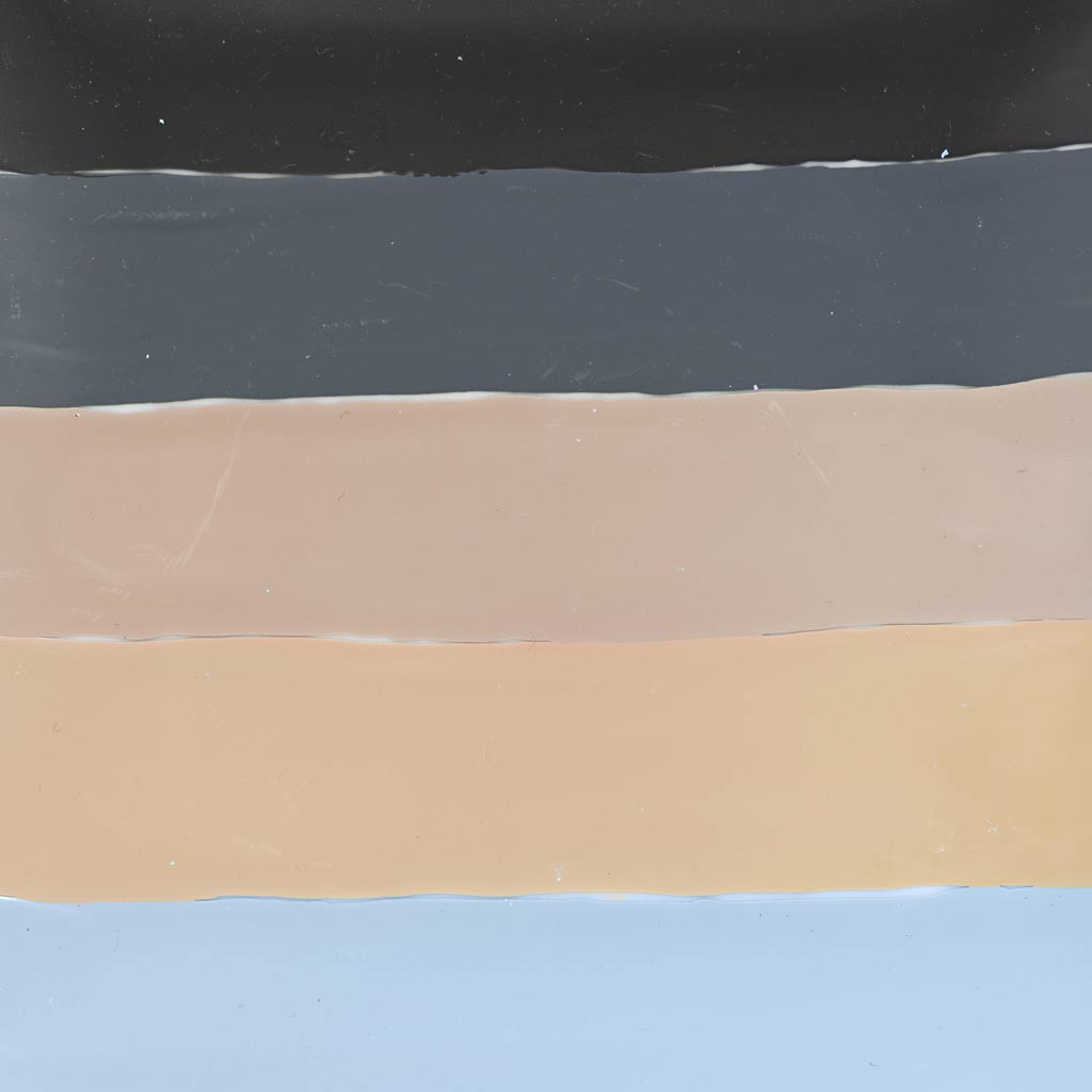 Glas- og Porcelænsmaling, halvblank, dækkende, Naturfarver, 5x30 ml/ 1 pk. - Image 2