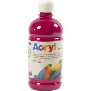 PRIMO Allround Acrylmaling, blank, magenta, 500 ml/ 1 fl.
