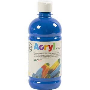 PRIMO Allround Acrylmaling, blank, blå, 500 ml/ 1 fl.