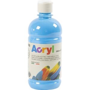 PRIMO Allround Acrylmaling, blank, cyan blue, 500 ml/ 1 fl.