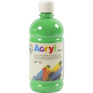 PRIMO Allround Acrylmaling, blank, grøn, 500 ml/ 1 fl.