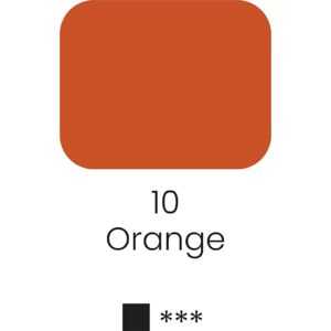 Art Akvarelfarver, nr. 10, str. 10x15x20 mm, orange, 1 stk.