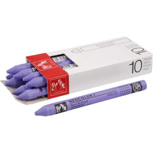 CARAN D?ACHE Neocolor I, L: 10 cm, tykkelse 8,5 mm, periwinkle blue (131), 10 stk./ 1 pk.