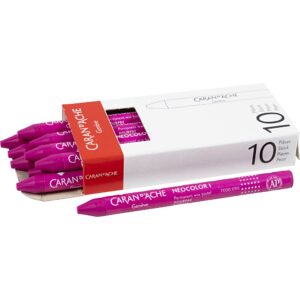 CARAN D?ACHE Neocolor I, L: 10 cm, tykkelse 8.5 mm, crimson hue (589), 10 stk./ 1 pk.