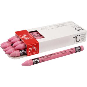 CARAN D?ACHE Neocolor I, L: 10 cm, tykkelse 8,5 mm, pink (081), 10 stk./ 1 pk.