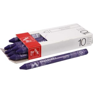 CARAN D?ACHE Neocolor I, L: 10 cm, tykkelse 8,5 mm, violet (120), 10 stk./ 1 pk.