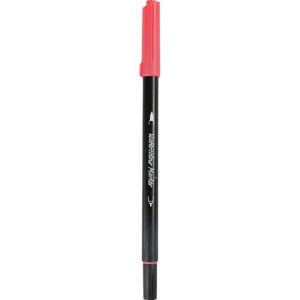 Vandbaseret akvareltusch med dobbeltspids, streg 2+4-8 mm, pink, 1 stk.
