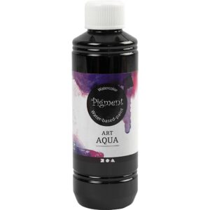 Akvarelmaling, sort, 300 ml/ 1 fl.