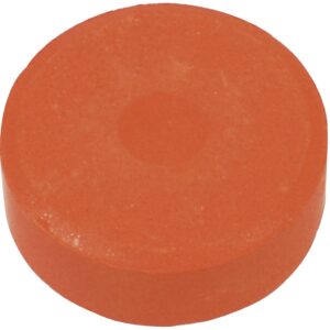 Vandfarve, H: 16 mm, diam. 44 mm, orangerød, 6 stk./ 1 pk.