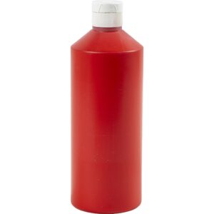 Tekstilmaling, lys rød, 500 ml/ 1 fl.