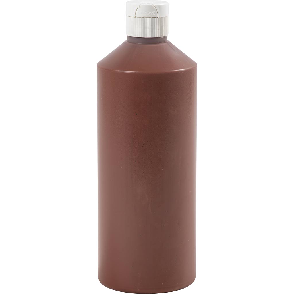 Tekstilmaling, brun, 500 ml/ 1 fl.