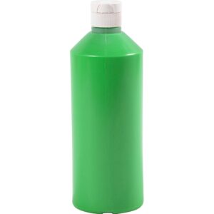 Tekstilmaling, lys grøn, 500 ml/ 1 fl.