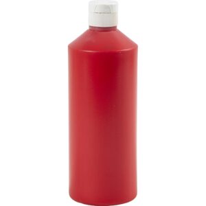 Fingermaling, rød, 500 ml/ 1 fl.