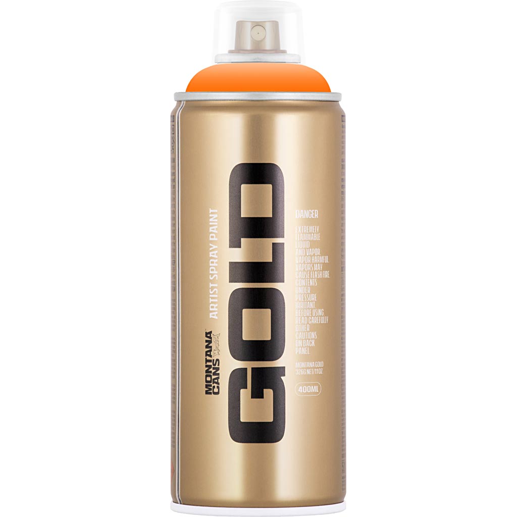 Spraymaling, lys orange, 400 ml/ 1 ds.