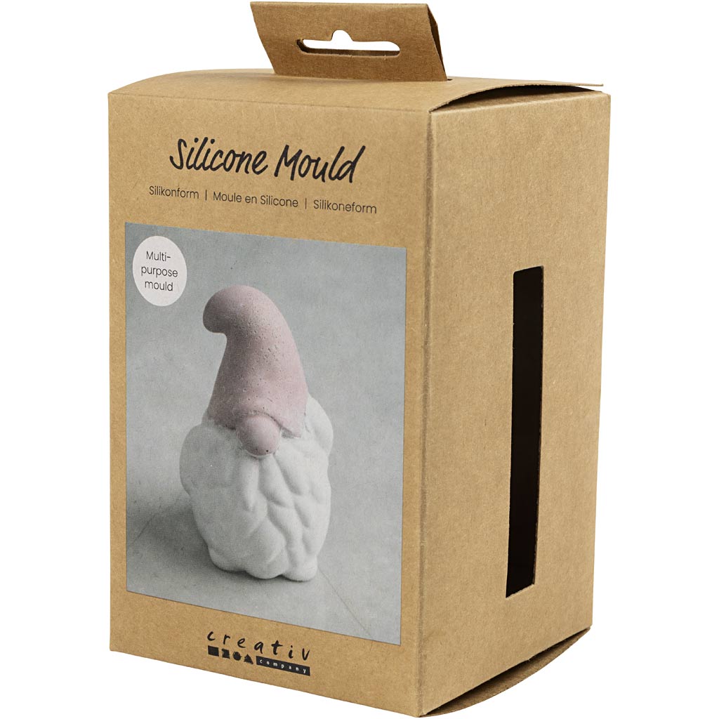 Silikoneform, Julemand, H: 10 cm, B: 6,5 cm, mat transparent, 1 stk./ 1 pk. - Image 3
