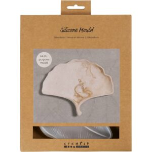 Silikoneform, Gingko blad, H: 1,5 cm, L: 18,5 cm, B: 14,8 cm, 1 stk.