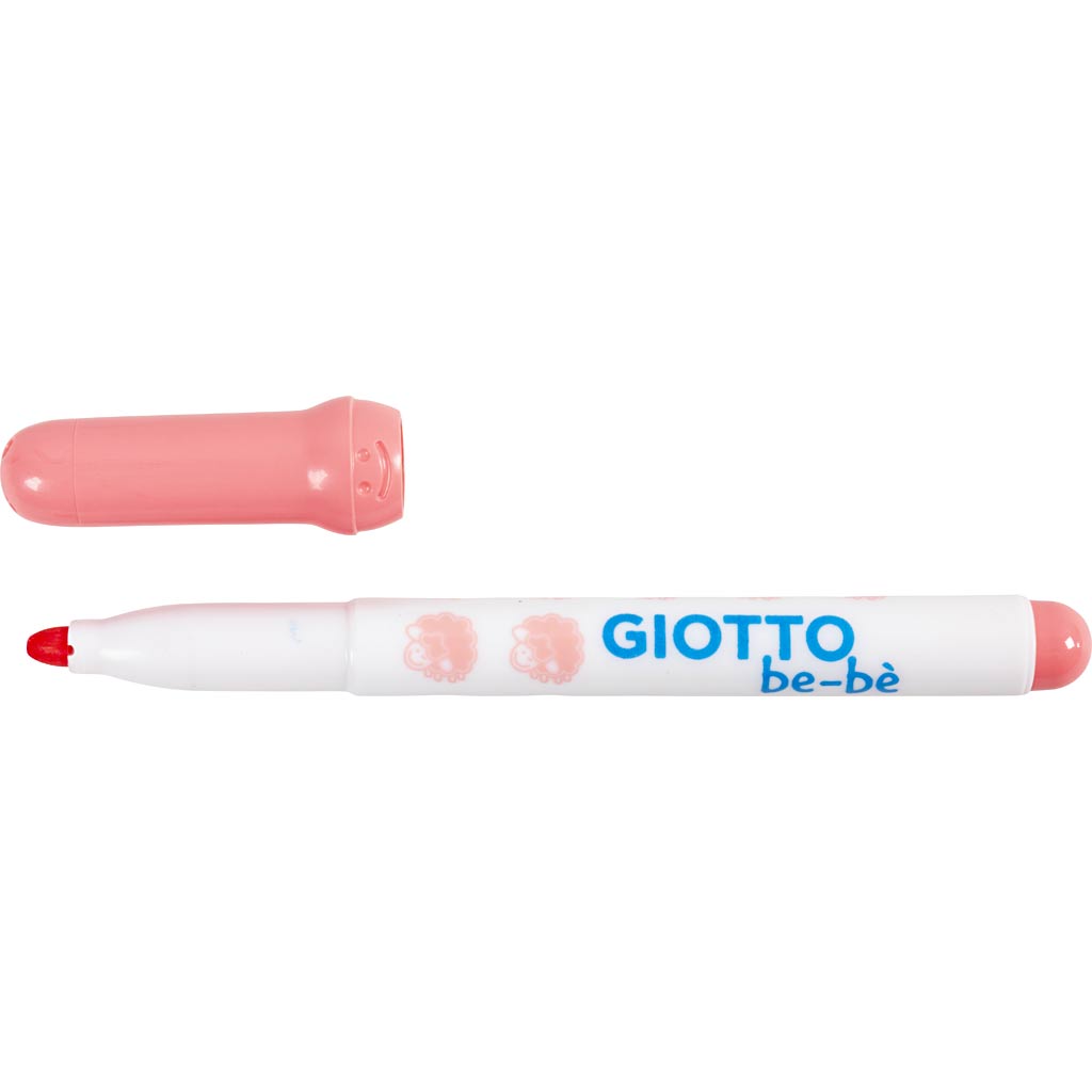 Tusch, diam. 4,5 mm, streg 1-3 mm, pink, 12 stk./ 1 pk. - Image 3