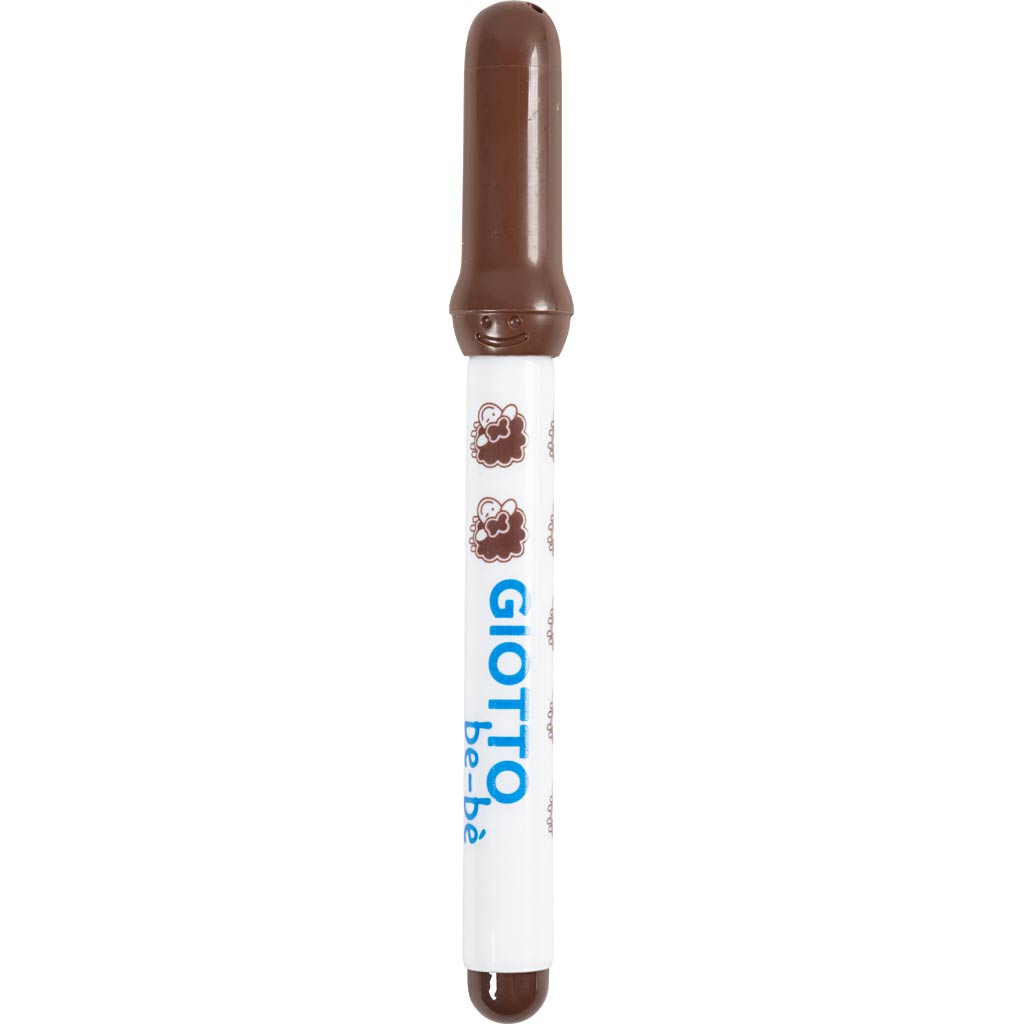 Tusch, diam. 4,5 mm, streg 1-3 mm, brun, 12 stk./ 1 pk.