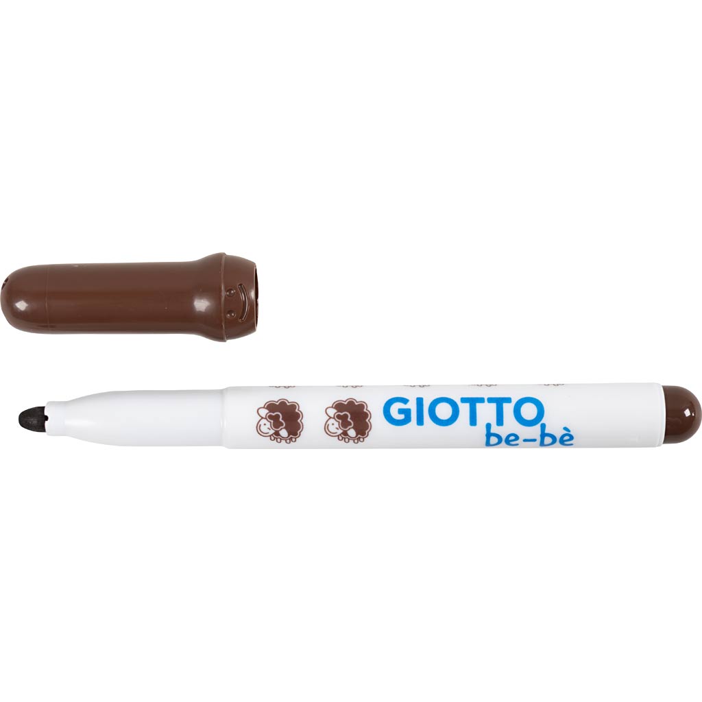 Tusch, diam. 4,5 mm, streg 1-3 mm, brun, 12 stk./ 1 pk. - Image 3
