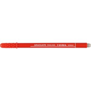Lyra Graduate Fineliner, streg 0,5 mm, rød, 12 stk./ 1 pk.