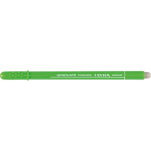 Lyra Graduate Fineliner, streg 0,5 mm, lys grøn, 12 stk./ 1 pk.
