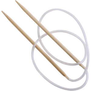 Rundpind i bambus, L: 80 cm, str. 5 mm, 1 stk.