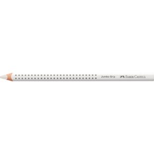 Jumbo Grip akvarel, mine 4.5 mm, Trekantet, hvid, 1 stk.