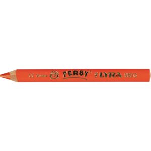 Lyra Ferby Kraftige Farveblyanter, L: 12 cm, mine 6.3 mm, orange, 6 stk./ 1 pk.
