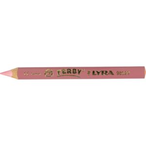 Lyra Ferby Kraftige Farveblyanter, L: 12 cm, mine 6.3 mm, rosa, 6 stk./ 1 pk.