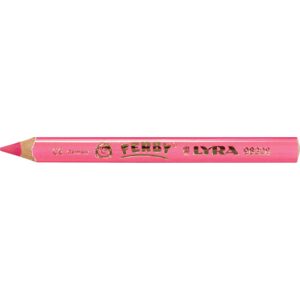 Lyra Ferby Kraftige Farveblyanter, L: 12 cm, mine 6.3 mm, pink, 6 stk./ 1 pk.