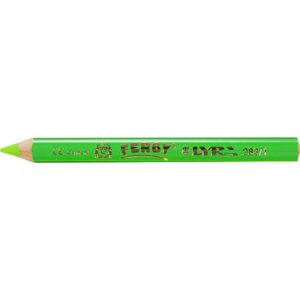 Lyra Ferby Kraftige Farveblyanter, L: 12 cm, mine 6.3 mm, lys grøn, 6 stk./ 1 pk.