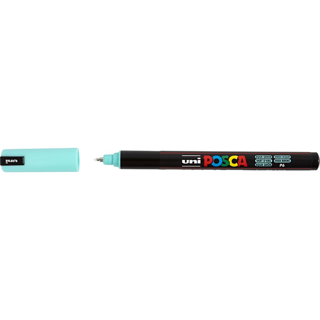 Posca Tusch, nr. PC-1MR, streg 0,7 mm, extra-fine, ass. farver, 8 ass./ 1 pk. - Image 3