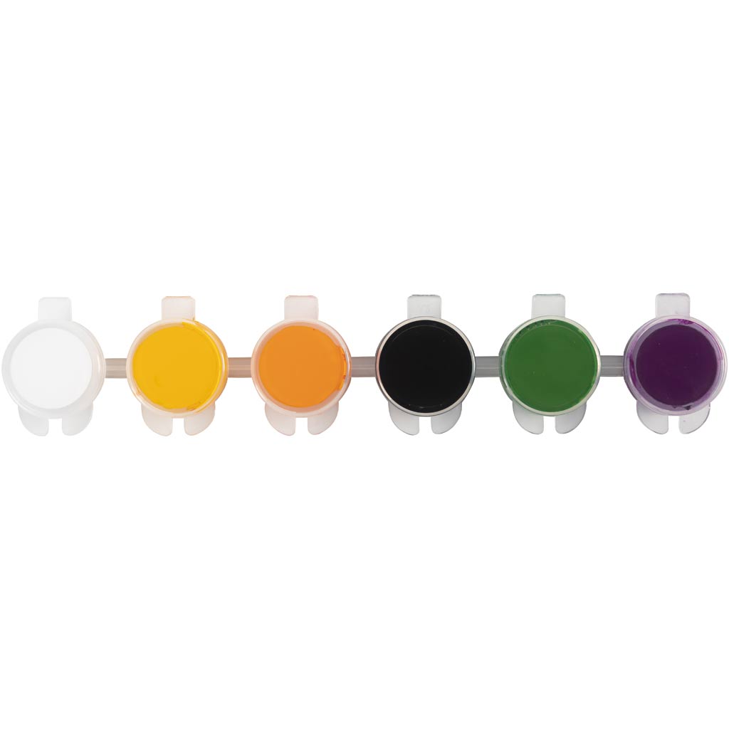 Plus Color Hobbymaling, halloweenfarver, 6x5 ml/ 1 pk. - Image 5