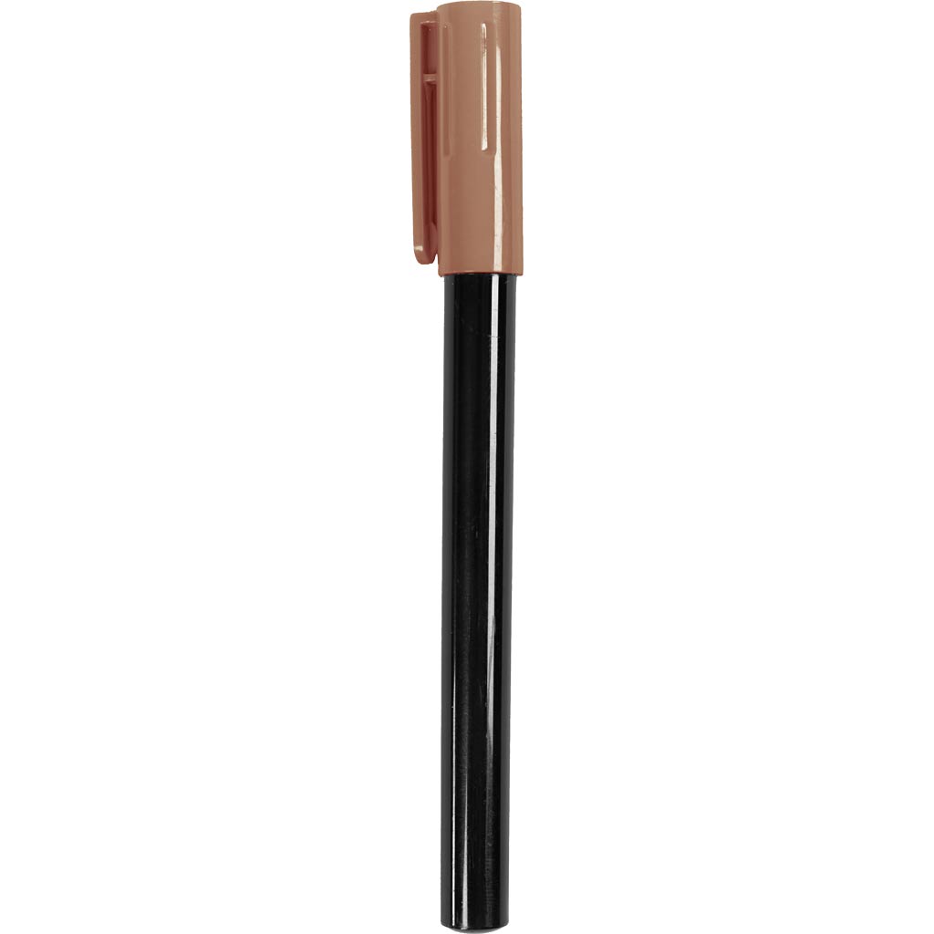 Plus Color Tusch, L: 14,5 cm, streg 1-2 mm, brun, 5,5 ml, 1 stk.