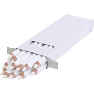 edu Jumbo Farveblyanter, tykkelse 10 mm, mine 5 mm, hvid, 12 stk./ 1 pk.