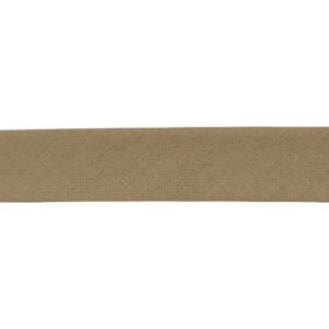 Bomuld Skråbånd, B: 20 mm, beige, 25 m/ 1 pk.