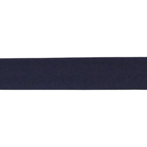 Bomuld Skråbånd, B: 20 mm, mørk blå, 25 m/ 1 pk.