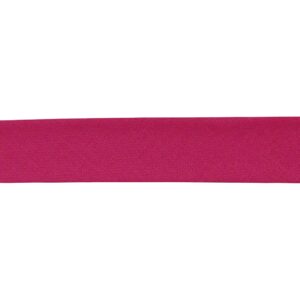 Bomuld Skråbånd, B: 13 mm, mat, pink, 25 m/ 1 pk.