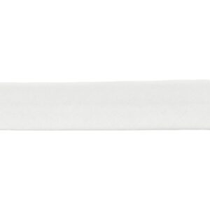 Bomuld Skråbånd, B: 20 mm, hvid, 25 m/ 1 pk.