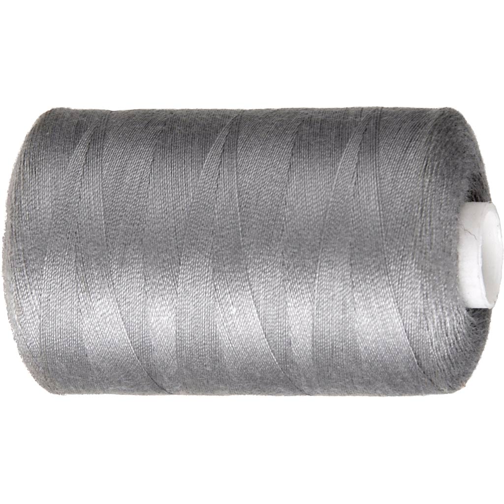 Polyester Sytråd, grå, 1000 m/ 1 rl.