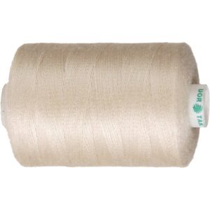 Polyester Sytråd, beige, 1000 m/ 1 rl.