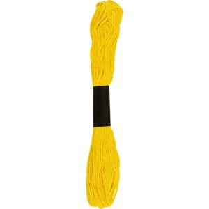 Broderigarn, tykkelse 1 mm, gul (5165), 80 m, 10x8 m/ 1 pk.