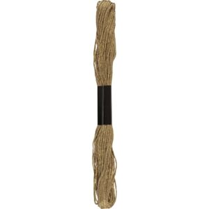 Broderigarn, tykkelse 1 mm, mellem beige (802), 80 m, 10x8 m/ 1 pk.