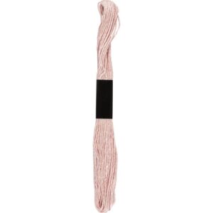 Broderigarn, tykkelse 1 mm, lys fersken (310), 80 m, 10x8 m/ 1 pk.