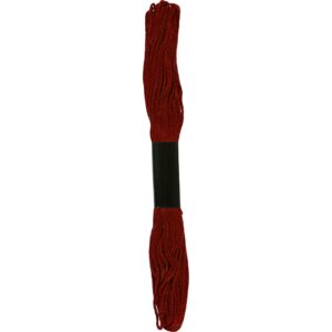 Broderigarn, tykkelse 1 mm, mørk rød (408), 80 m, 10x8 m/ 1 pk.