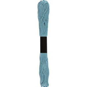 Broderigarn, tykkelse 1 mm, mørk turkis (6075), 80 m, 10x8 m/ 1 pk.