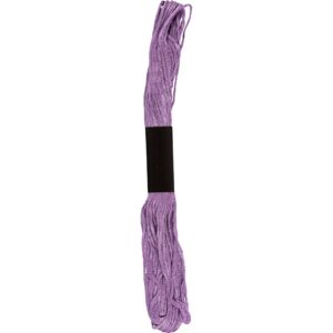 Broderigarn, tykkelse 1 mm, mellem lilla (112), 80 m, 10x8 m/ 1 pk.