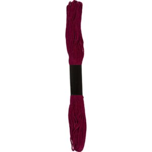 Broderigarn, tykkelse 1 mm, mørk vinrød (410), 80 m, 10x8 m/ 1 pk.